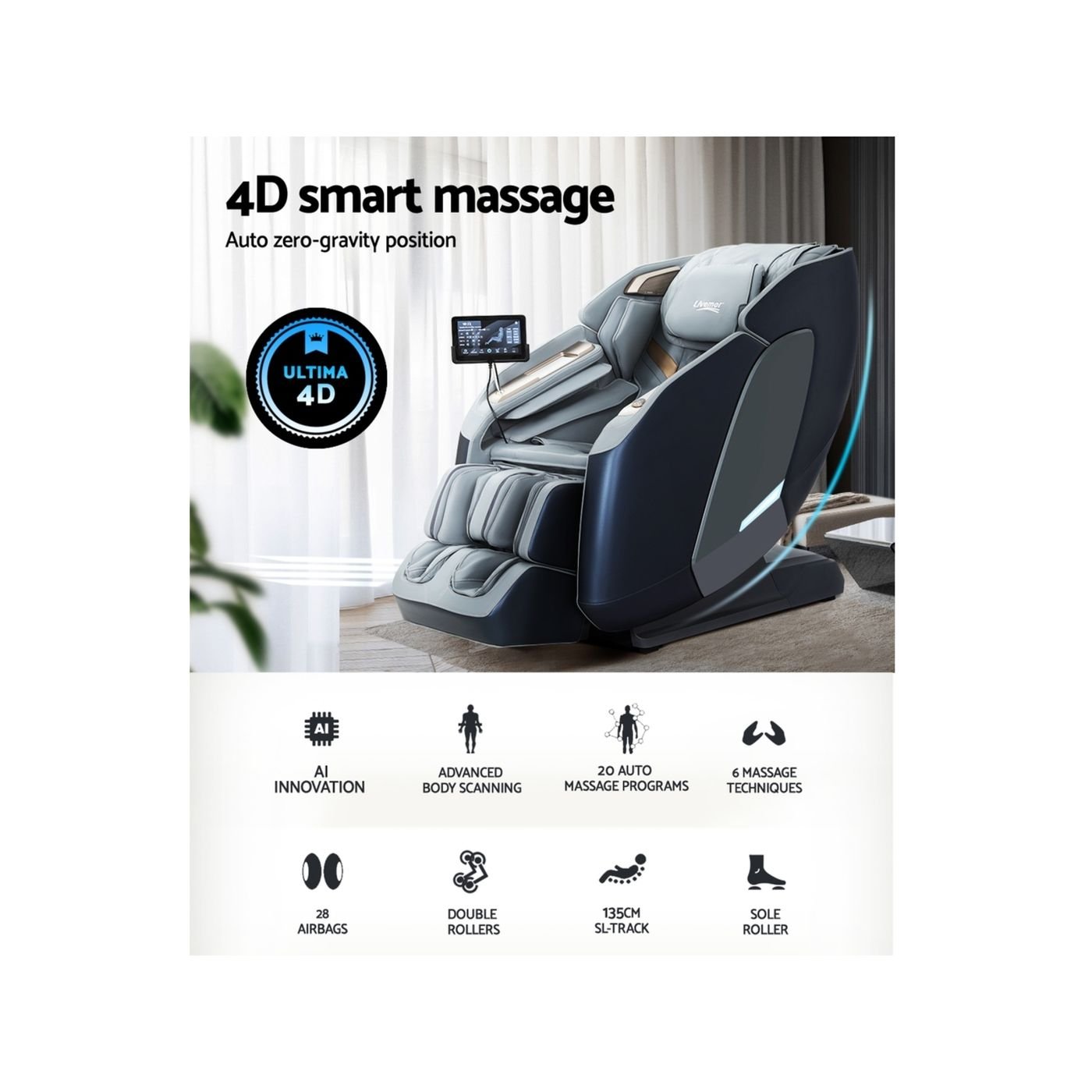 TRV 4D Opal Massage Chair